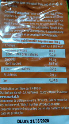 Markal - Sucre de canne complet 1kg