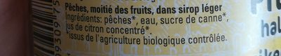 Biofit - Pêches Moitié de fruits bio 720 ml