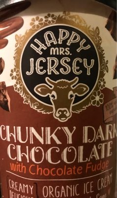 Happy Mrs Jersey Chunky dark chocolate bio 500ml