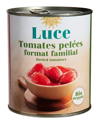 Luce - Tomates pelées bio 800g